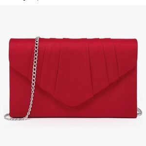 Elegant Red Clutch Bag